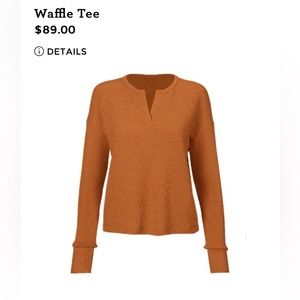 NIP Cabi Waffle Tee, Sz M